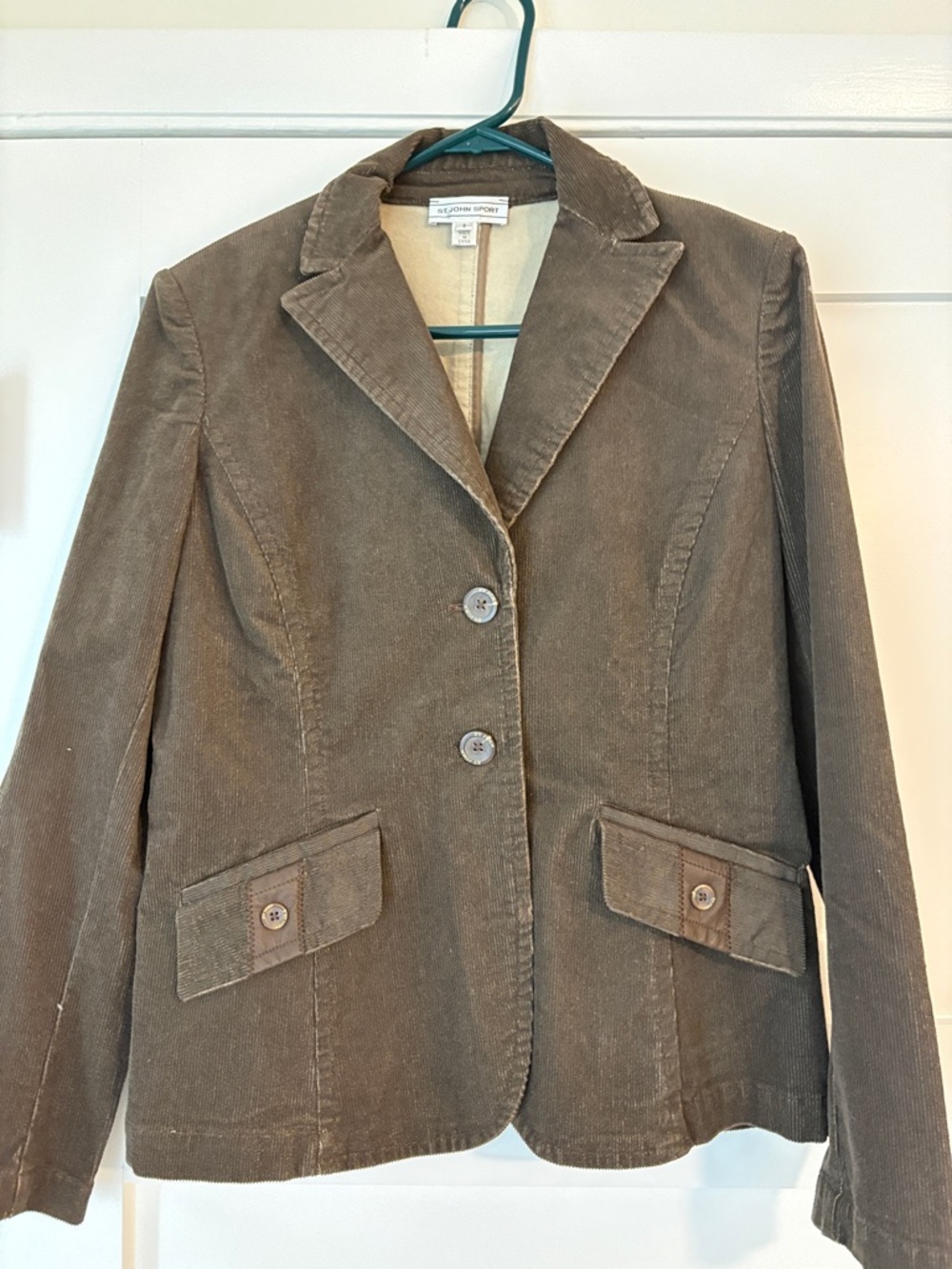 ST. JOHN SPORT CORDUROY BLAZER